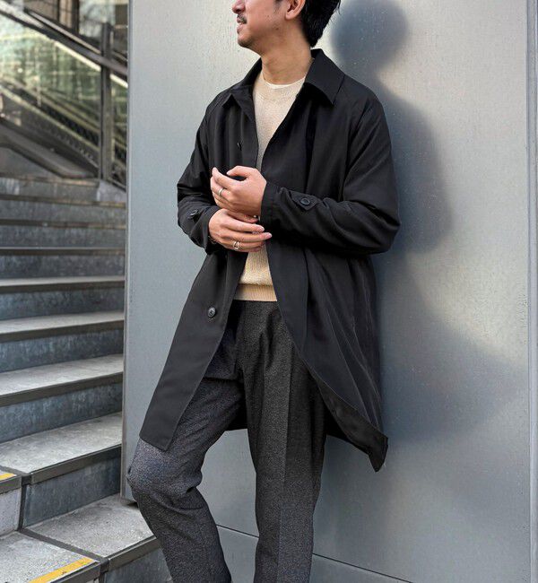 NOLLEY'S goodman「【TAION/タイオン】《ビジカジ対応》別注ステンカラーコート 25SS」|ステンカラーコート|