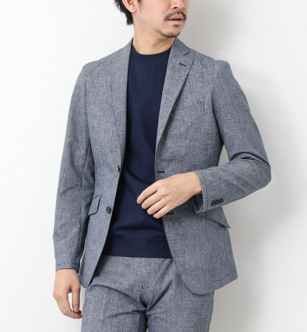 NOLLEY'S goodman「《ビジカジ/セットアップ対応》COOL DOTS/クールドッツ JK 25SS」|テーラードジャケット|ブルー