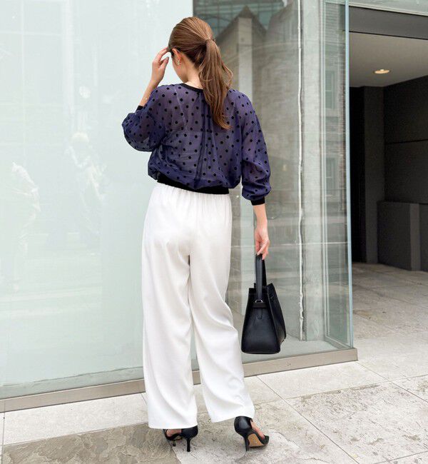 NOLLEY'S「《セットアップ対応》ウォッシャブルツイルイージーパンツ」|その他|