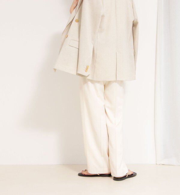 NOLLEY'S「【PR林☆別注カラーあり】ウォッシャブルツイルストレッチ愛されワイドパンツ」|その他|