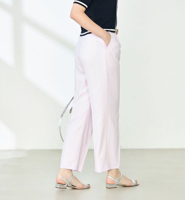 NOLLEY'S「【PR林☆別注カラーあり】ウォッシャブルツイルストレッチ愛されワイドパンツ」|その他|