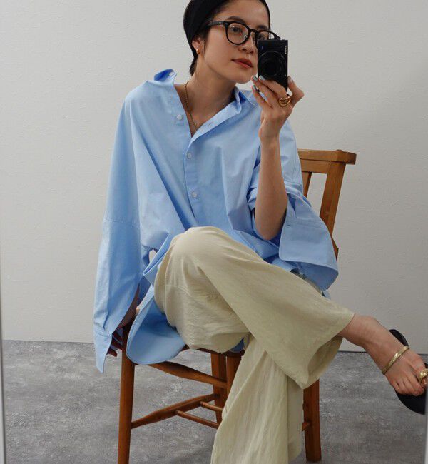 NOLLEY'S「【MAQWEL/マクウェル】オックスシャツ」|シャツ・ブラウス|