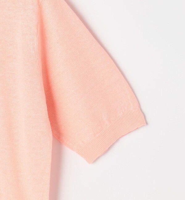 NOLLEY'S「《アンサンブル対応》《手洗い可能》フレンチリネン5分袖プルオーバーニット」|ニット・セーター|