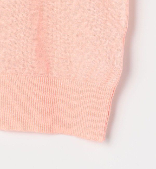 NOLLEY'S「《アンサンブル対応》《手洗い可能》フレンチリネン5分袖プルオーバーニット」|ニット・セーター|