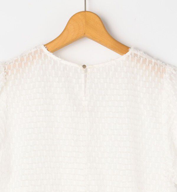NOLLEY'S「カットジャガードペプラムブラウス」|シャツ・ブラウス|