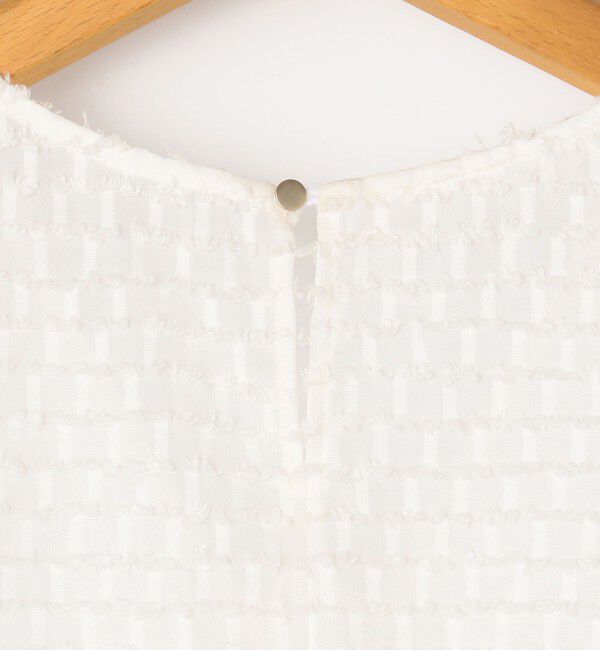 NOLLEY'S「カットジャガードペプラムブラウス」|シャツ・ブラウス|