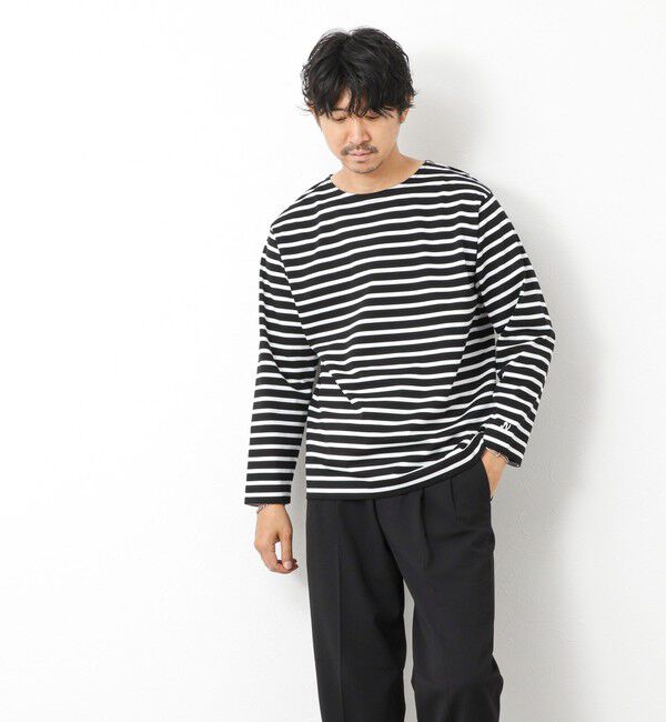 NOLLEY'S goodman「MVSシルケットボーダーBN」|Tシャツ・カットソー|