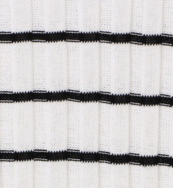  「ワイドリブ５分袖プルオーバー」|ニット・セーター|