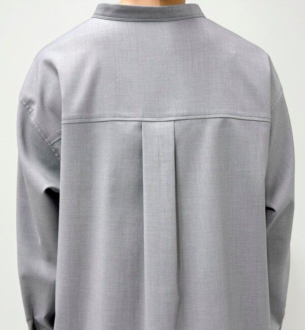 fredy emue「《セットアップ対応》TRパール釦バンドカラーシャツ」|シャツ・ブラウス|