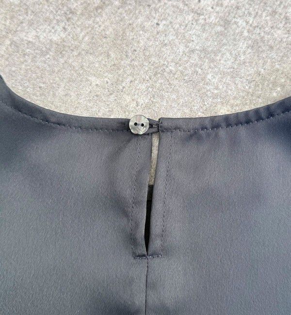 fredy emue「【WEB限定カラーあり】サテン半袖Tシャツブラウス」|シャツ・ブラウス|