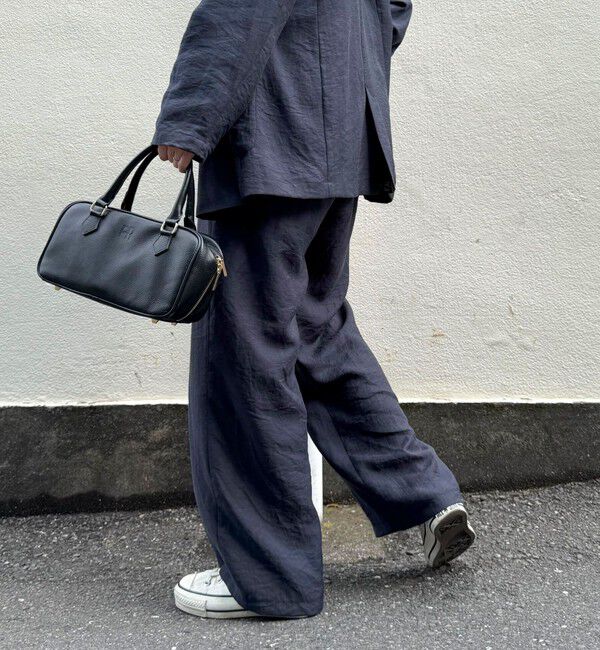 fredy emue「《セットアップ対応》リネン混スラブツイルイージーパンツ」|チノ|