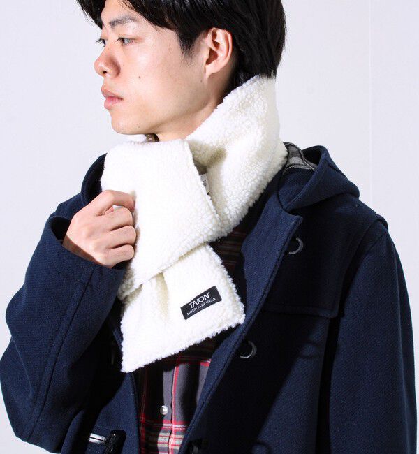 GLOSTER「【TAION/タイオン】マウンテン リバーシブル ダウン&times;ボア マフラー」|マフラー|