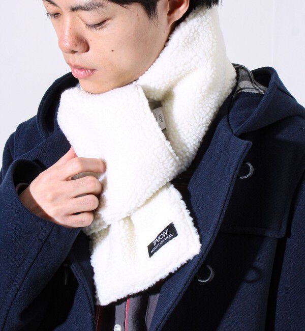 GLOSTER「【TAION/タイオン】マウンテン リバーシブル ダウン&times;ボア マフラー」|マフラー|