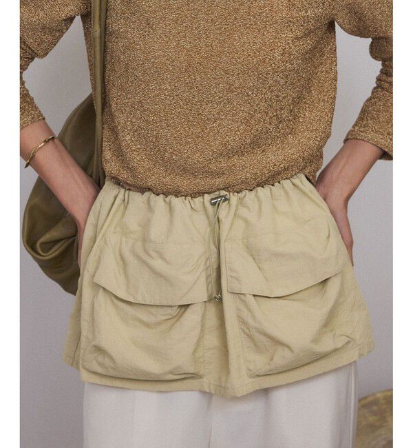 SALON adam et rope'「【撥水】ガーデナーズポケットスカート」|スカート|ベージュ