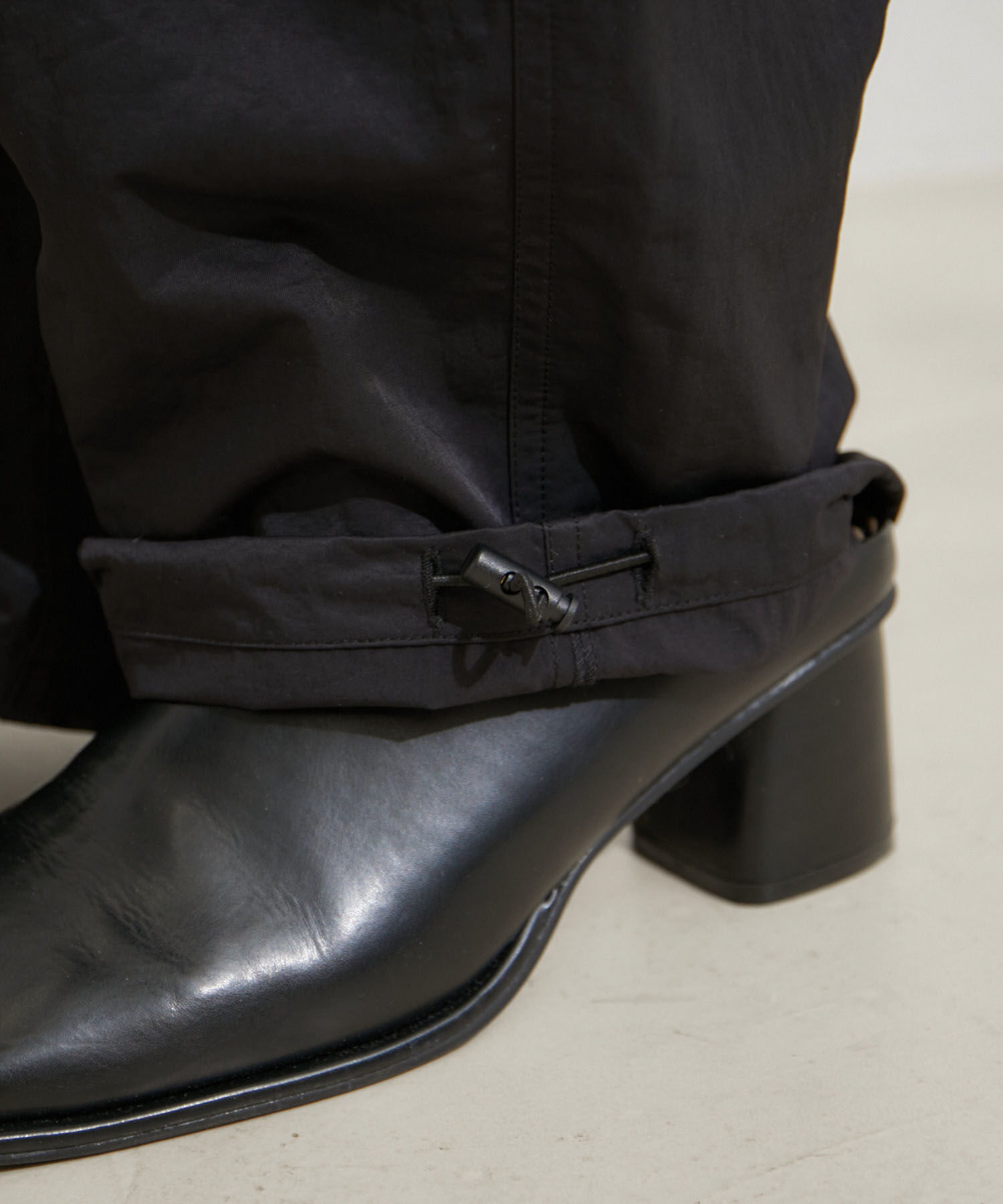 VIS「【洗える】ベルト付ナイロンカーゴパンツ」|カーゴ|