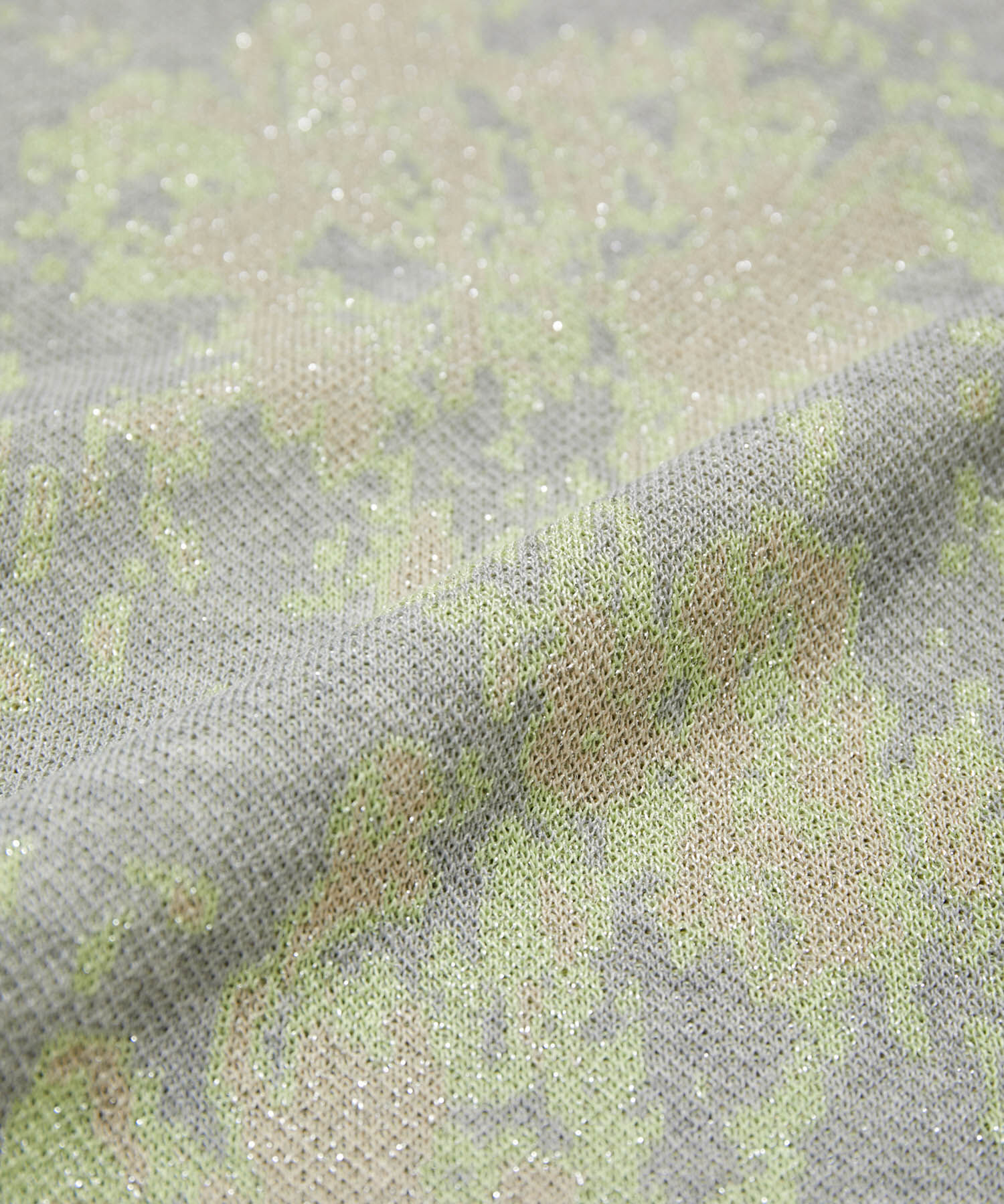 VIS「ラメジャガード花柄カーディガン」|カーディガン|