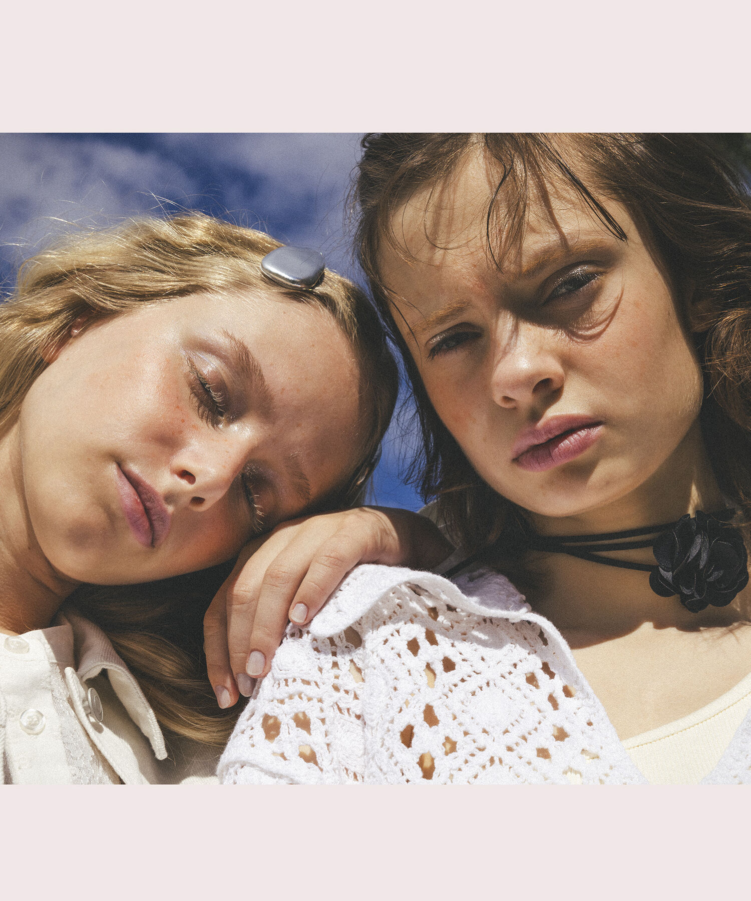 VIS「フラワーコサージュチョーカー/ラリエット」|ネックレス|