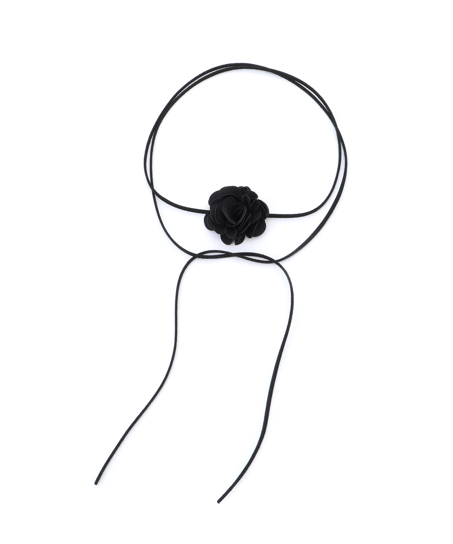 VIS「フラワーコサージュチョーカー/ラリエット」|ネックレス|