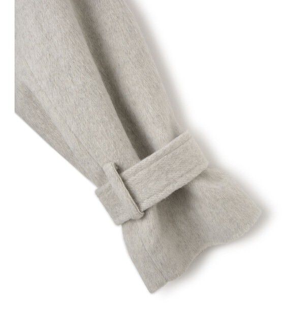 VIS「【2WAY】シャギーロングコート」|ステンカラーコート|