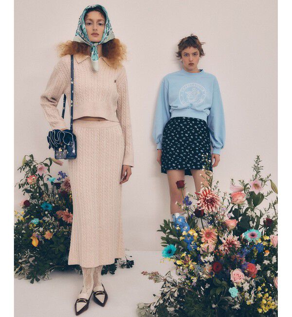 VIS「【DILIGENCE PARLOUR】VIS別注モデルフラワーロゴスウェット【セットアップ対応】」|スウェット・ジャージ|