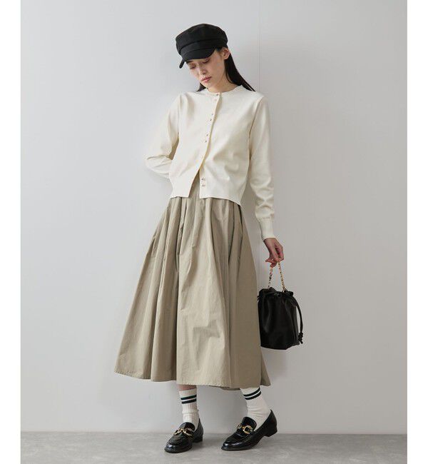 VIS「【洗える】ダブルハートボタンカーディガン」|カーディガン|