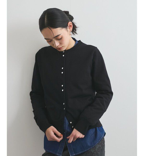 VIS「【洗える】ダブルハートボタンカーディガン」|カーディガン|