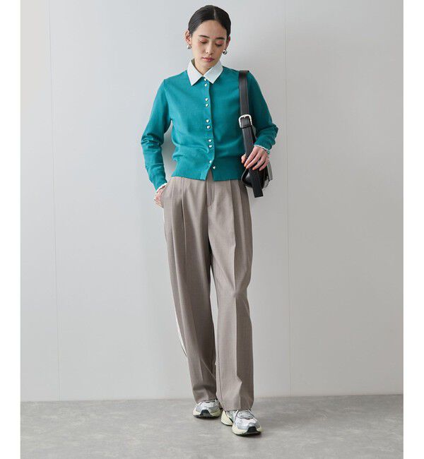 VIS「【洗える】ダブルハートボタンカーディガン」|カーディガン|