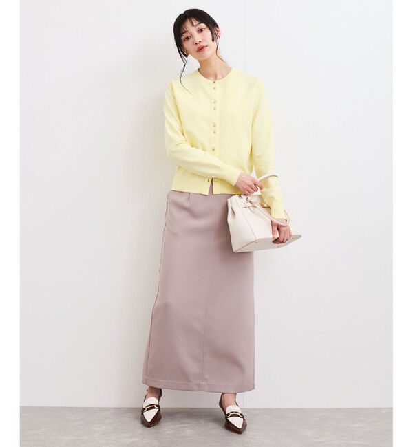 VIS「【洗える】ダブルハートボタンカーディガン」|カーディガン|