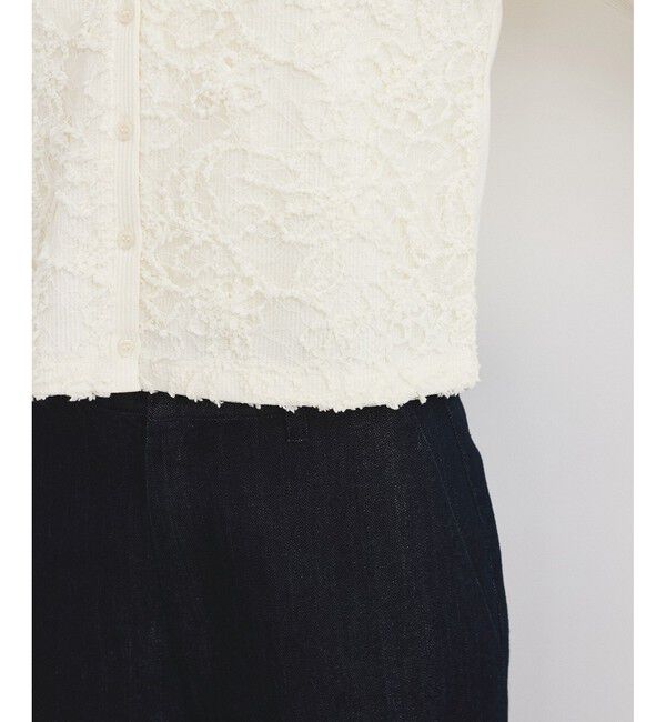 VIS「レースドッキングカーディガン」|カーディガン|
