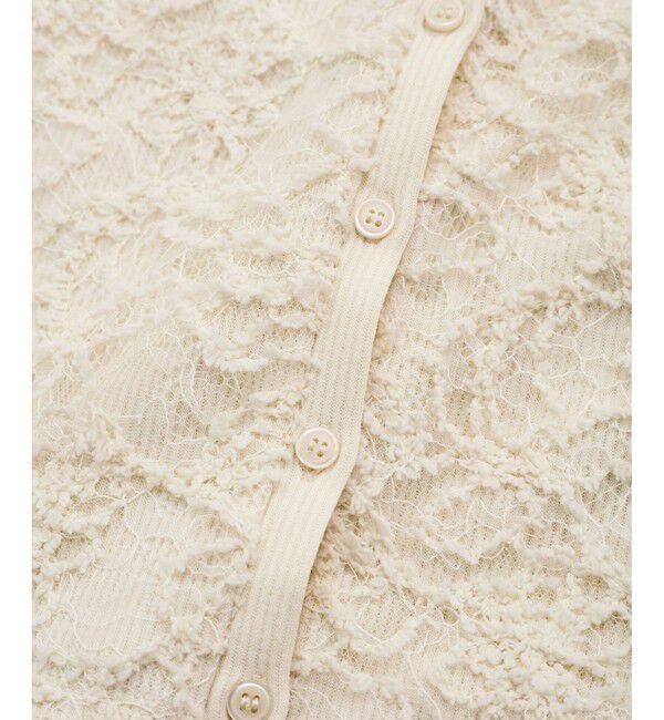 VIS「レースドッキングカーディガン」|カーディガン|