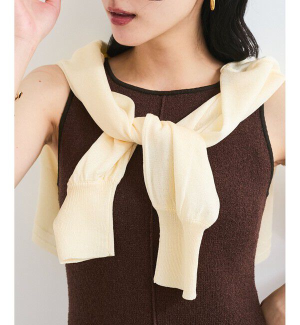 VIS「配色ニットタンクワンピース」|ワンピース|