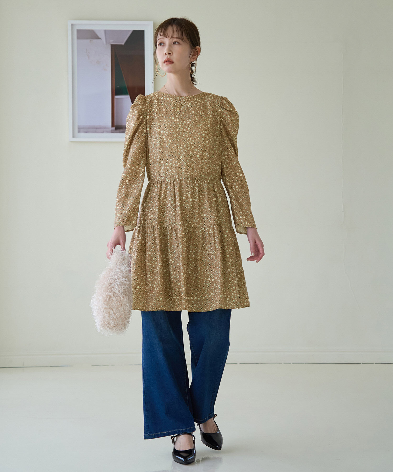 Rope&rsquo;Picnic「小花柄ワンピース/リンクコーデ」|ワンピース|