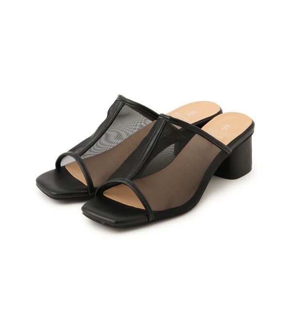 ROPE PICNIC PASSAGE「スクエアトゥチュールミュール」|パンプス|