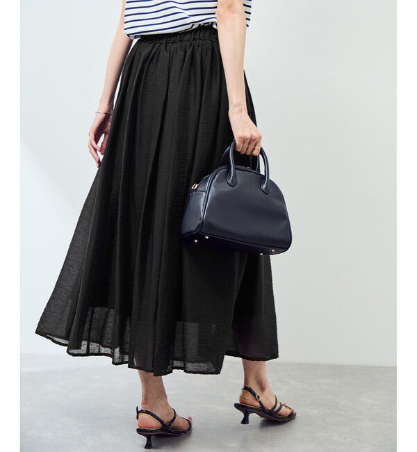 Rope&rsquo;Picnic「【emur/エミュール】シアーリネンタンブラーイージースカート」|スカート|