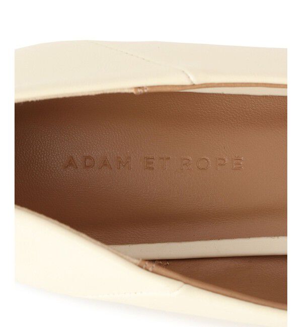 ADAM ET ROPE'「変形ヒール甲深パンプス」|パンプス|