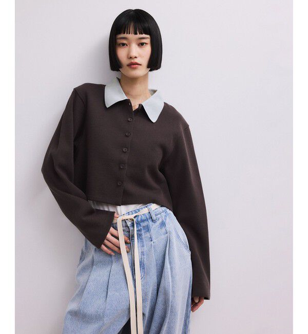 ADAM ET ROPE'「【WEB限定】カーディガンセットワンピース」|ワンピース|