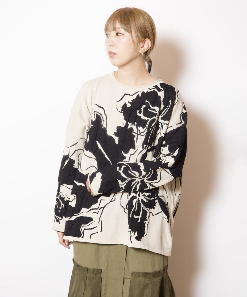  「ジャガードニットプルオーバー」|ニット・セーター|