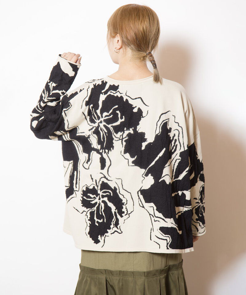  「ジャガードニットプルオーバー」|ニット・セーター|