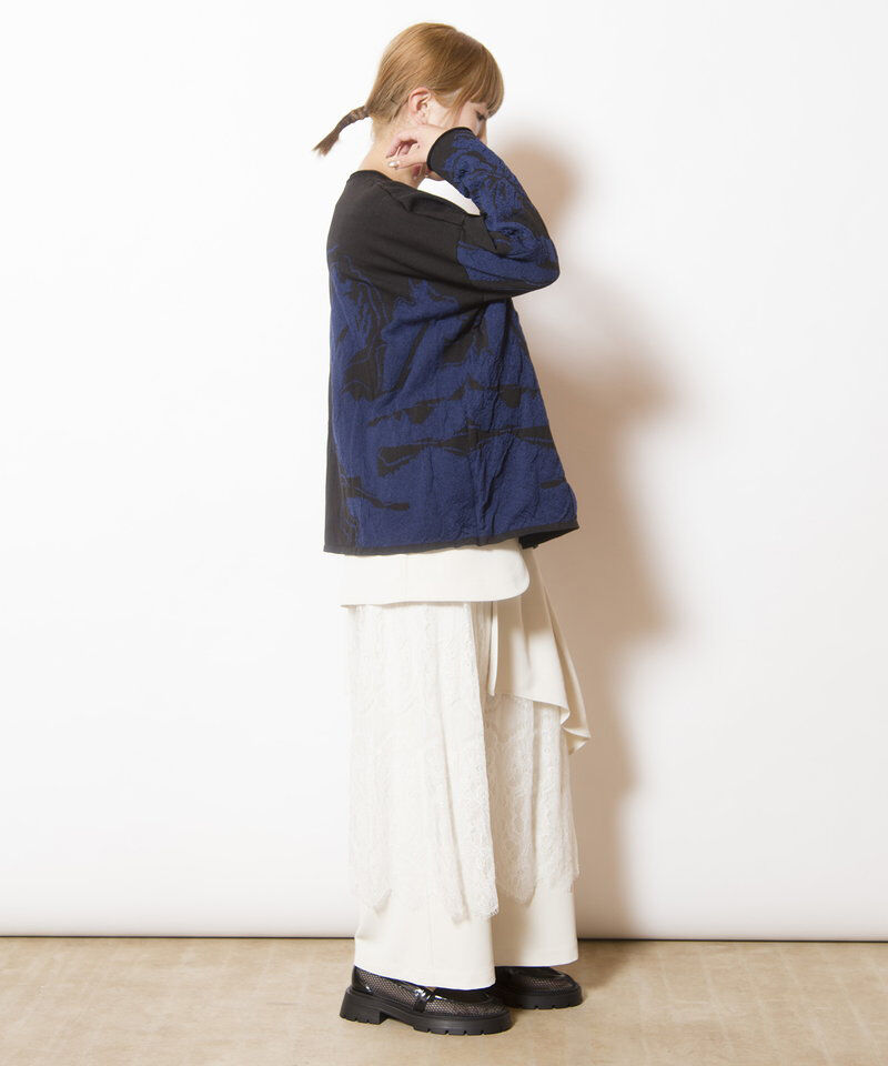  「ジャガードニットプルオーバー」|ニット・セーター|