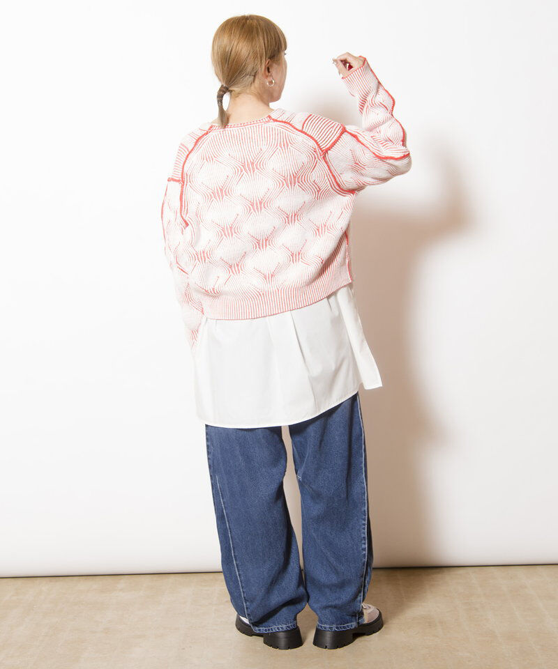  「リバーシブルニットカーディガン」|ニット・セーター|