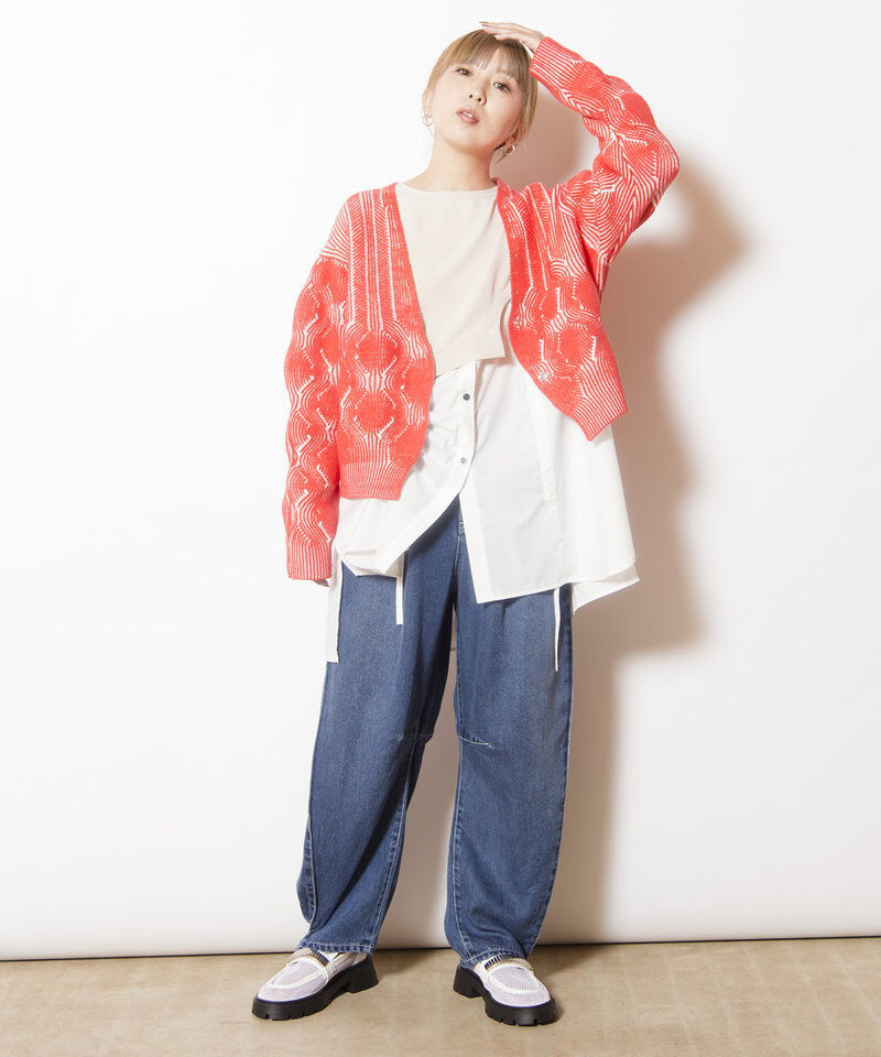  「リバーシブルニットカーディガン」|ニット・セーター|