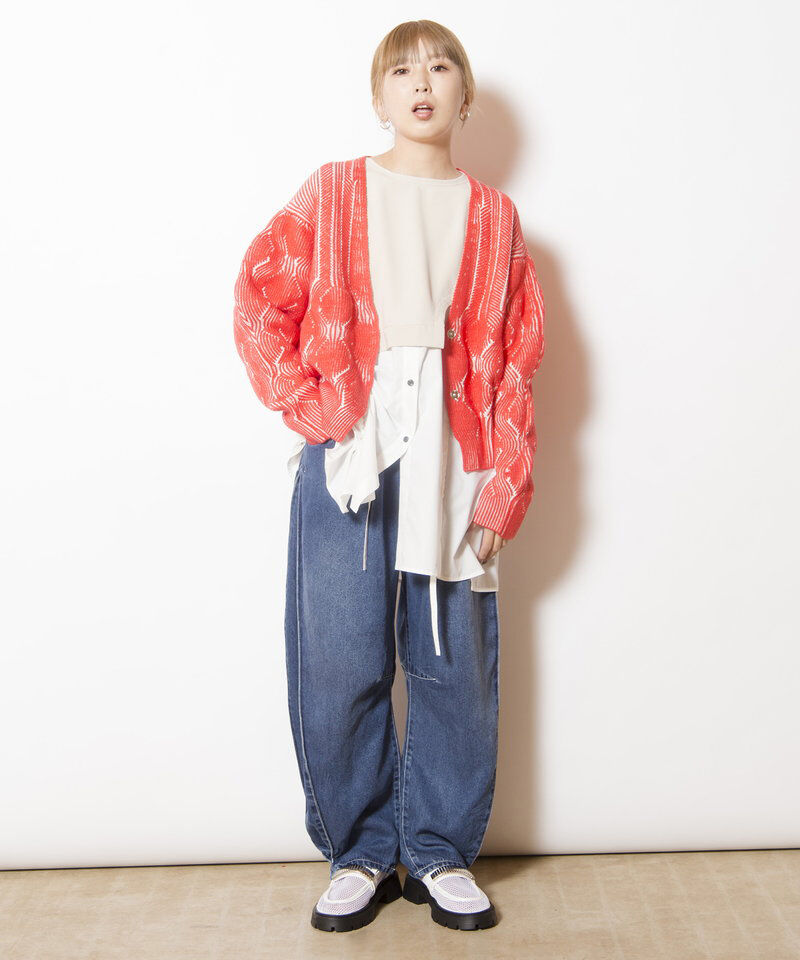  「リバーシブルニットカーディガン」|ニット・セーター|