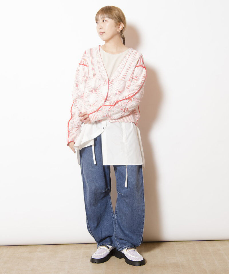  「リバーシブルニットカーディガン」|ニット・セーター|