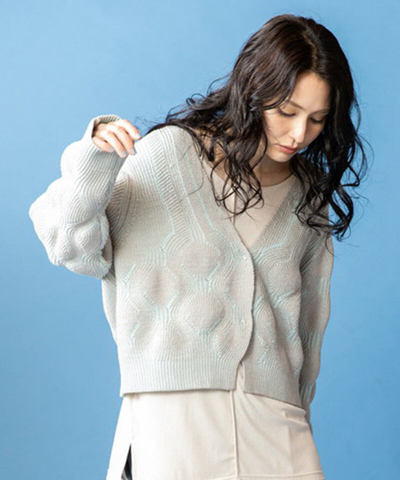  「リバーシブルニットカーディガン」|ニット・セーター|L .GRAY