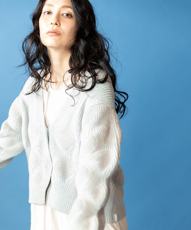  「リバーシブルニットカーディガン」|ニット・セーター|