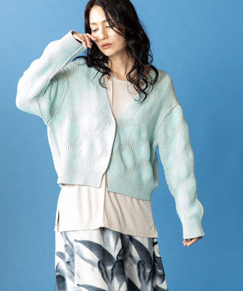  「リバーシブルニットカーディガン」|ニット・セーター|