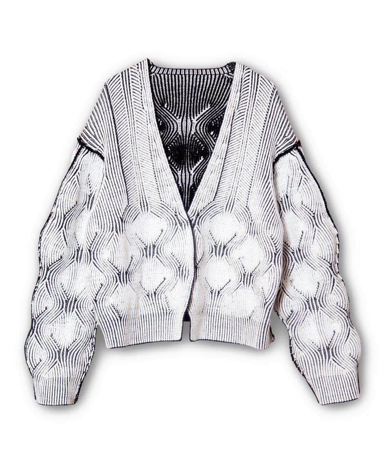  「リバーシブルニットカーディガン」|ニット・セーター|