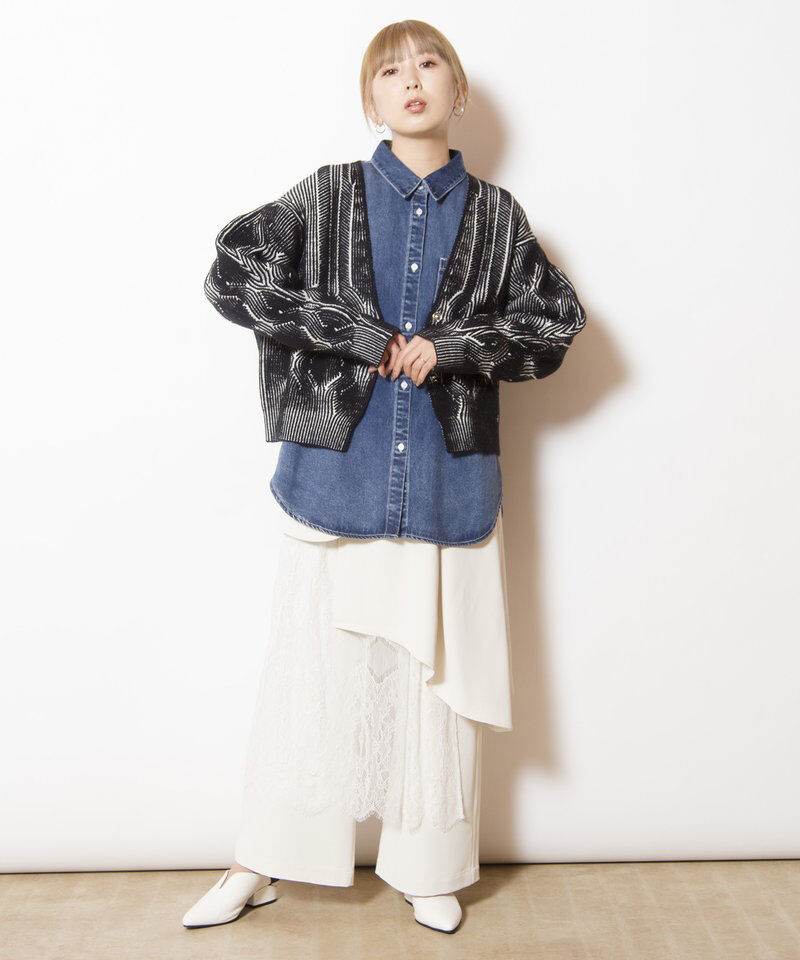  「リバーシブルニットカーディガン」|ニット・セーター|