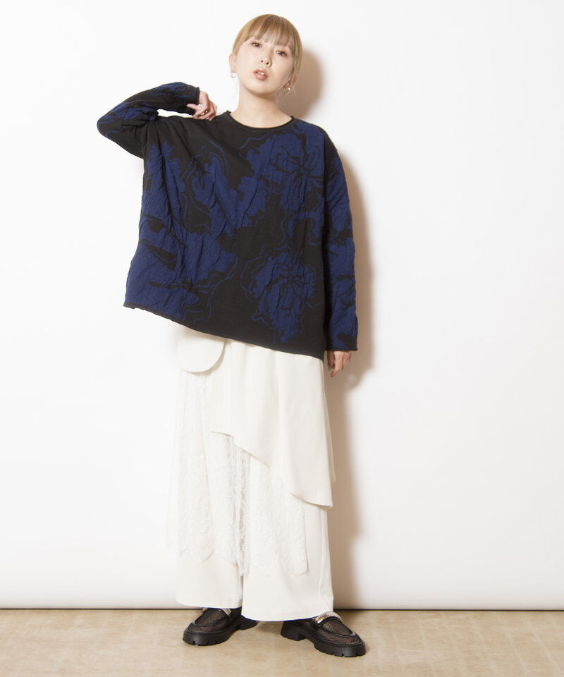  「レースレイヤードパンツ」|その他|