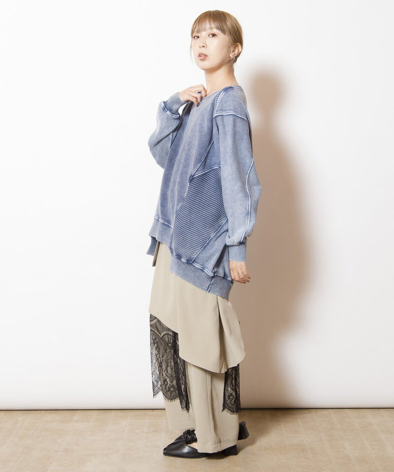  「レースレイヤードパンツ」|その他|